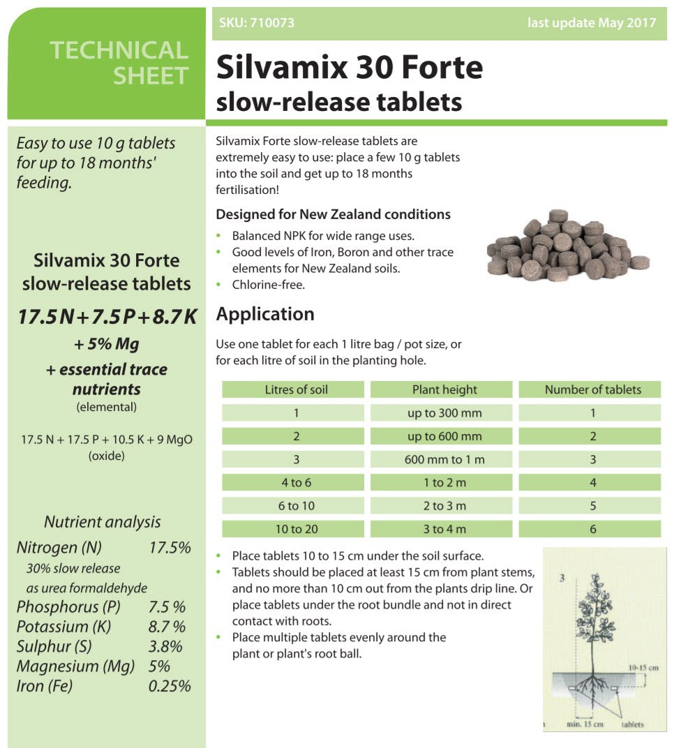 Silvamix Tree & Shrub Tabs (10 kg box)