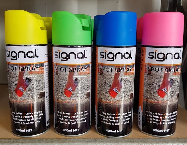 Signal Spray Paint Fluoro BLUE Inverted 400ml