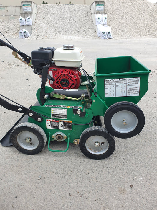 Scarifier with Seed Box