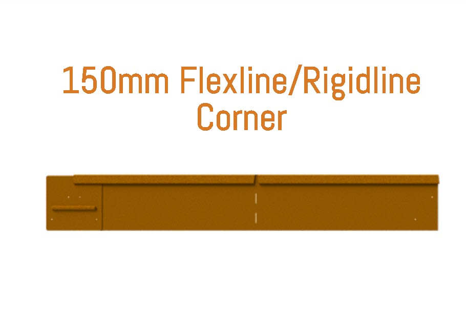 Straightcurve 150mm Corner (Weathering Corten)