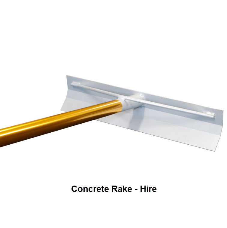 Concrete Rake 500mm - [Hire]