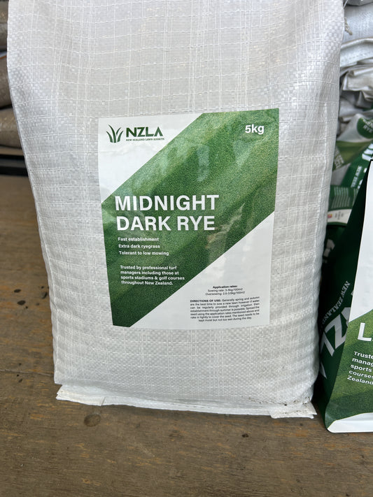 NZLA Midnight Dark Rye (Lawn Seed) - - - [5kg]