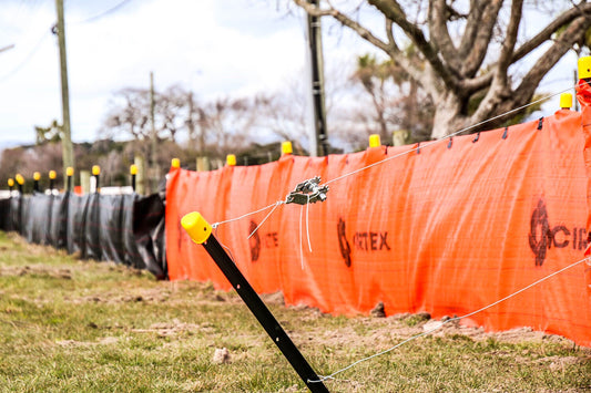 Silt Fence ORANGE - - - [1m x 25m roll]