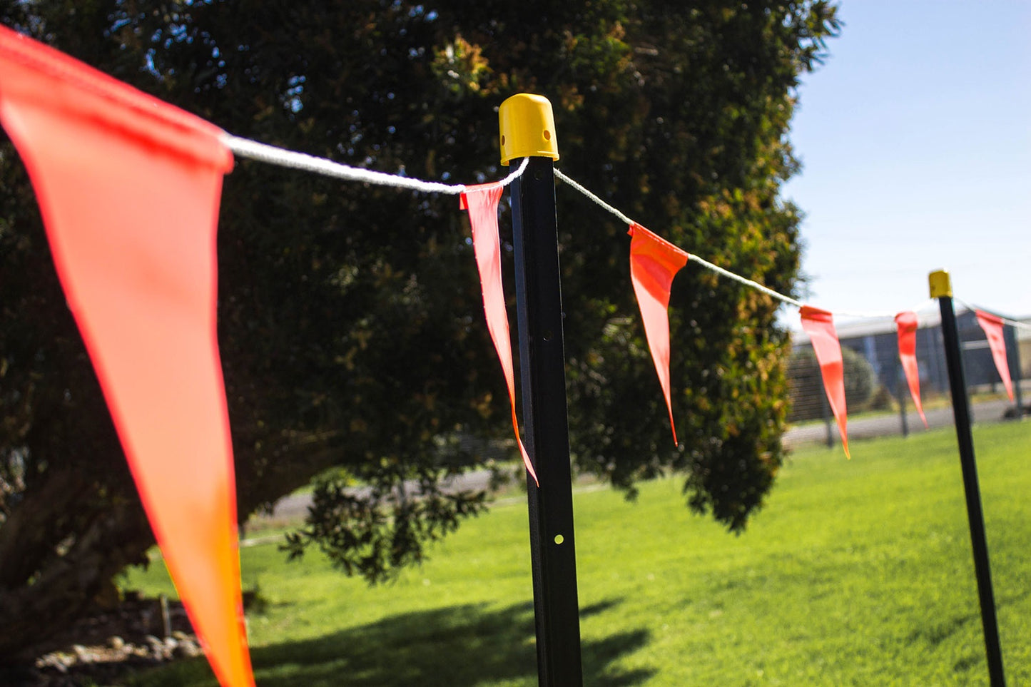 Bunting Flag on Rope ORANGE - - - [30m Rope]