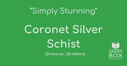 Coronet Silver (Shotover) Schist (20-40mm) - - - [20ltr Bag]