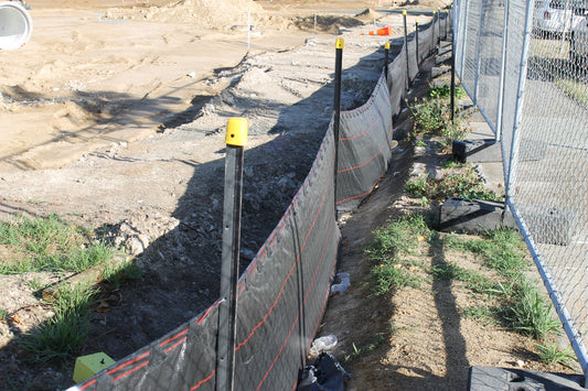 Silt Fence BLACK - - - [1m x 50m roll]