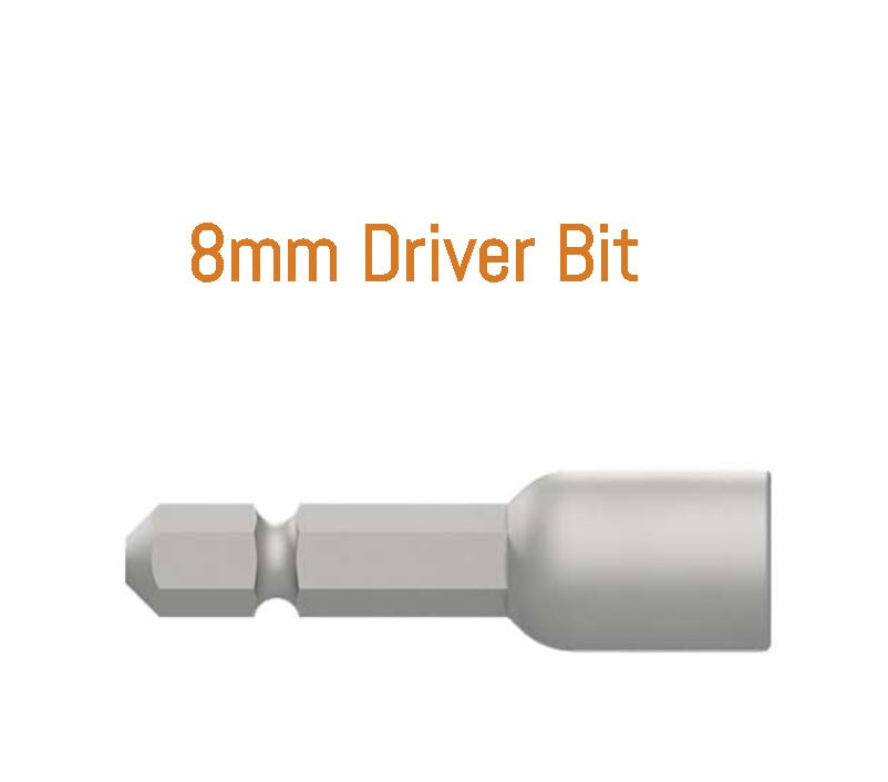Straightcurve Fixing - Driver Bit 8mm