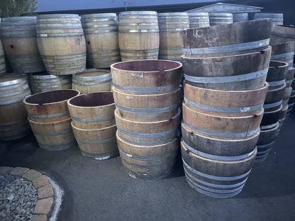 Wine Barrel Used - Half 110ltr