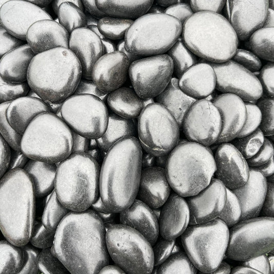 Polished Black Stone Round