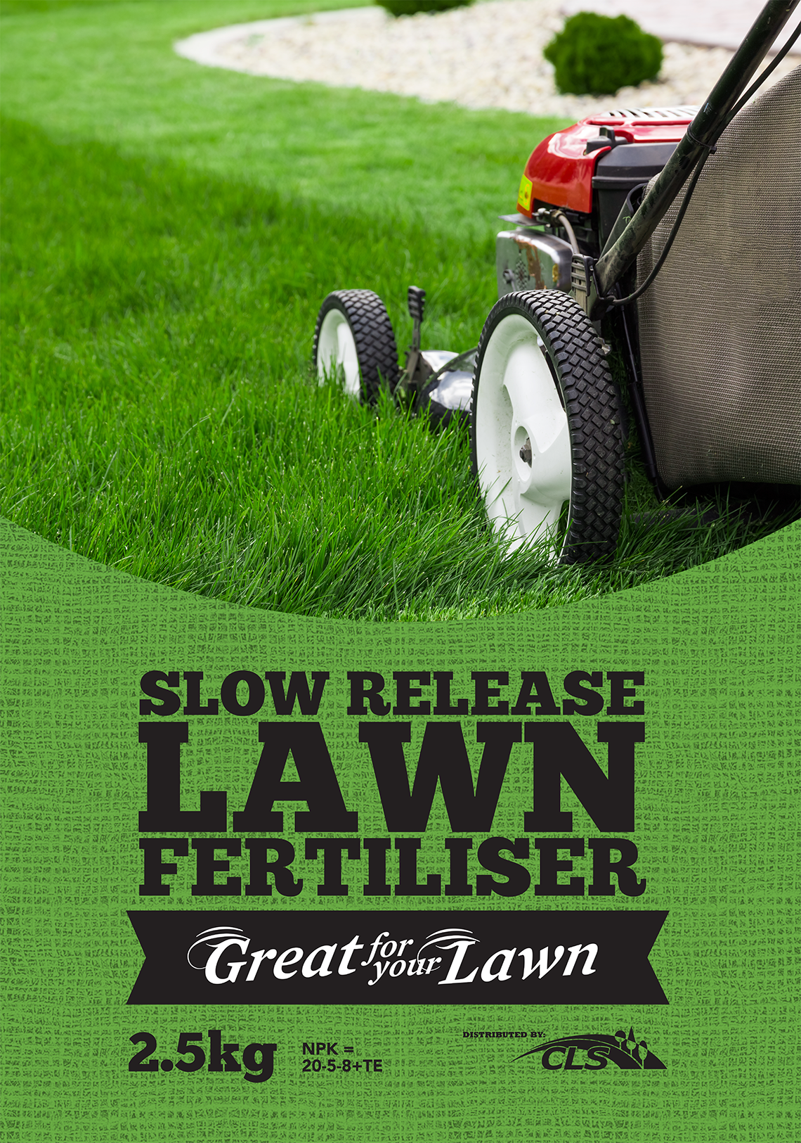 Slow Release Lawn Fertiliser - - - [2.5kg bag]