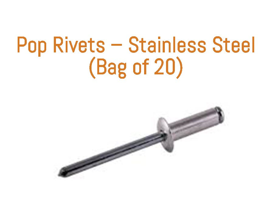 Straightcurve Fixing - Pop Rivet - Stainless Steel 4mm (Bag 20)