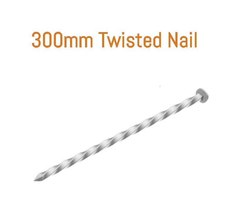 Straightcurve Fixing - 300mm Twisted Nail